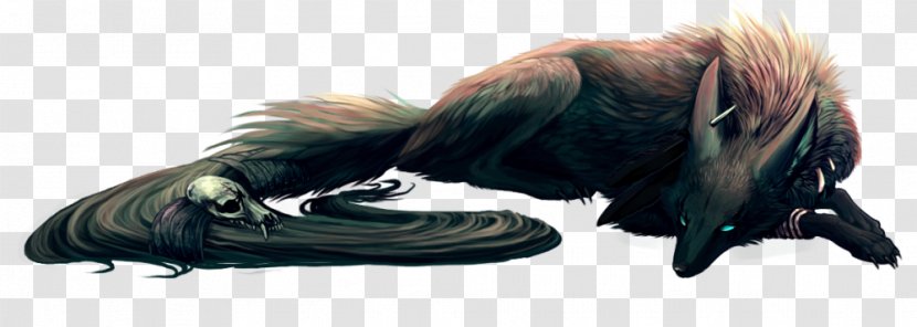 DeviantArt Gray Wolf Drawing Legendary Creature - Watercolor - Fantasy Animals Transparent PNG