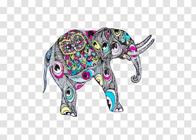 African Elephant Big Elephants Color - And Mammoths Transparent PNG