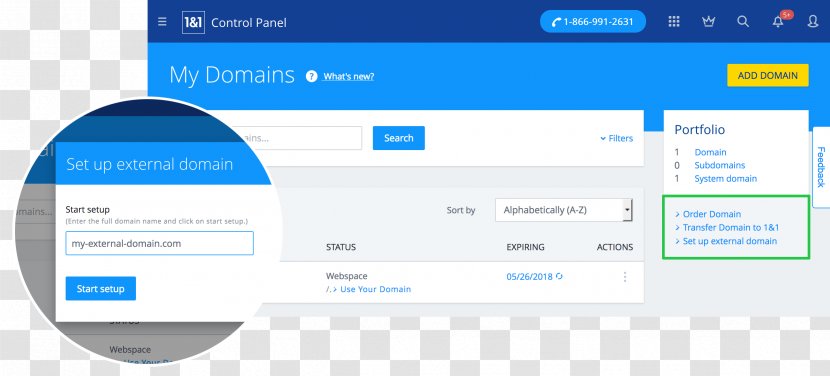 1&1 Internet Computer Program Web Hosting Control Panel Email Page - Simple Mail Transfer Protocol Transparent PNG