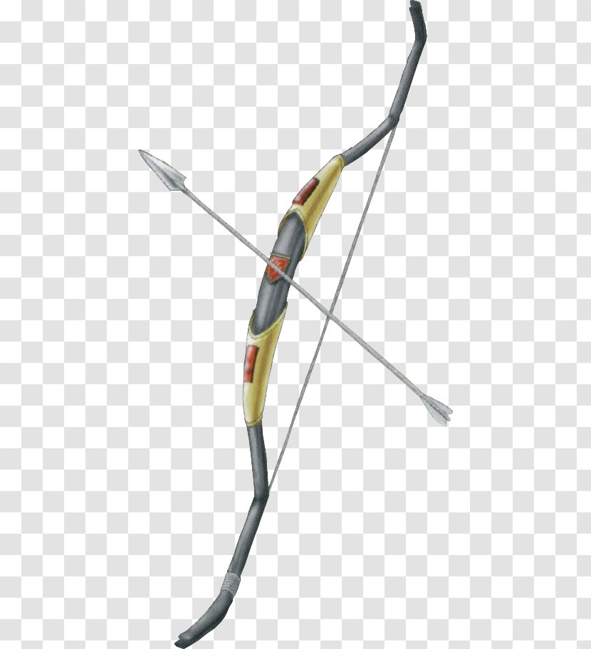 Archery Bow And Arrow Ranged Weapon Line - Fire Emblem Transparent PNG