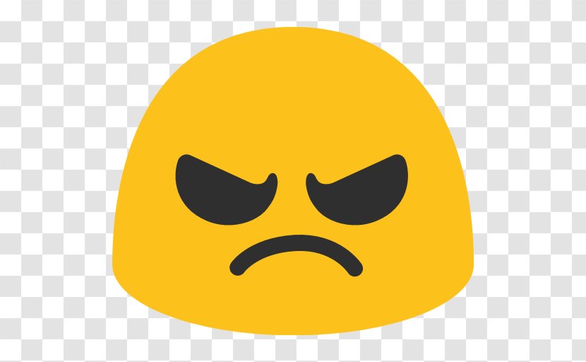 Emoji Angry Face Android Smilies IPhone - Unicode Transparent PNG