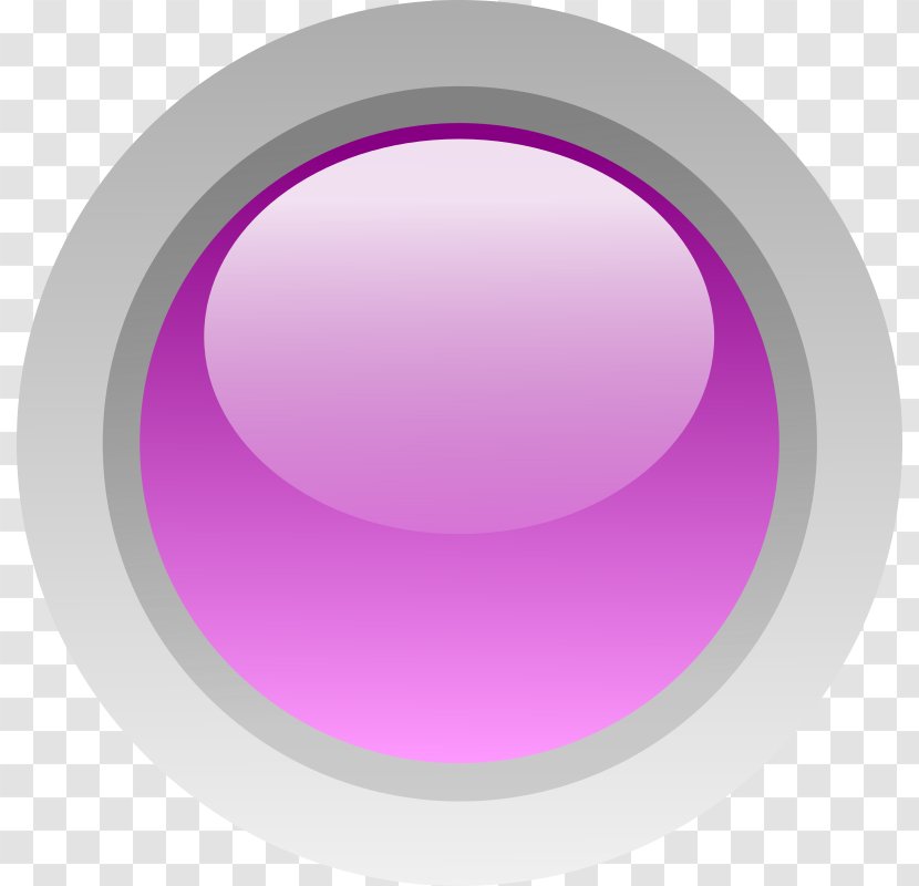 Button Clip Art - Pink Transparent PNG