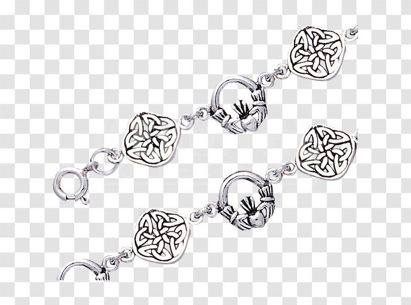Bracelet Silver Claddagh Ring Jewellery Chain - Fashion Accessory Transparent PNG