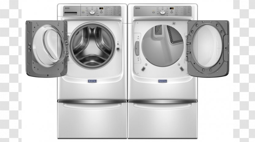 Washing Machines Maytag Home Appliance Towel Laundry - Direct Drive Mechanism - Dryer Transparent PNG