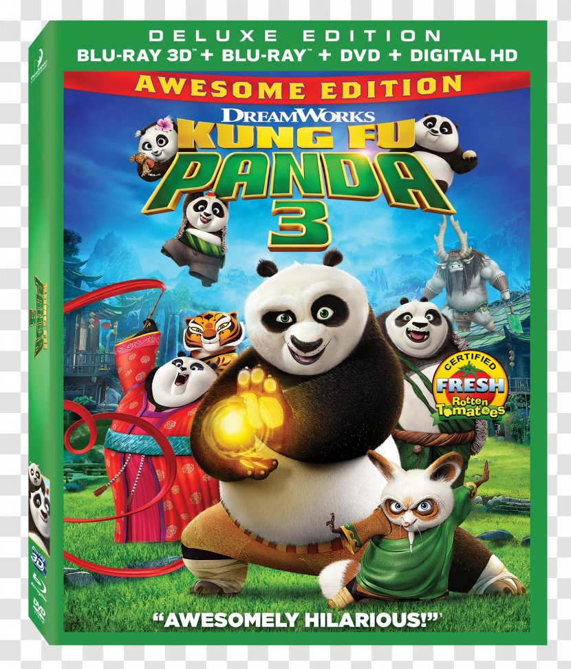 Kung Fu Panda 3 Jennifer Yuh Nelson Po Blu-ray Disc - 2 - Kungfu Transparent PNG