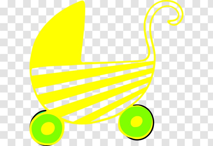 Baby Transport Infant Clip Art - Yellow Stroller Cliparts Transparent PNG