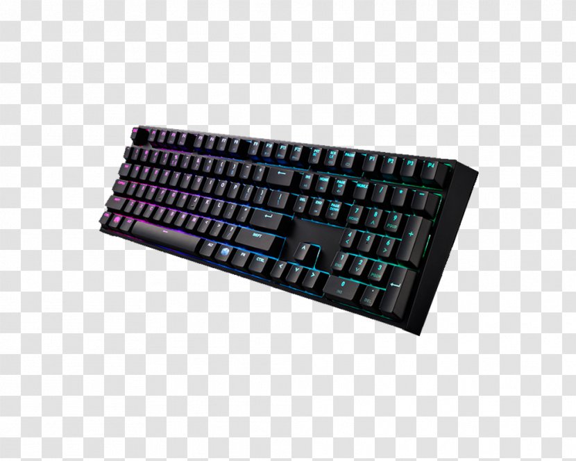 Computer Keyboard Mouse Cooler Master Masterkeys Pro L White SGK-4070-KKC Cherry Keycap Transparent PNG