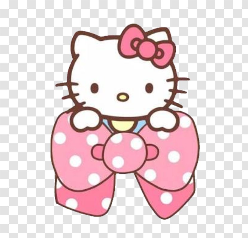 Hello Kitty Pink - My Melody - Polka Dot Sticker Transparent PNG