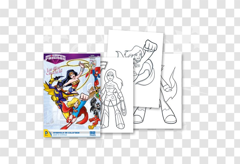 Paper Cartoon Comics DC Universe - Dc - Friends Watercolor Transparent PNG