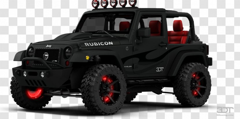 Jeep Wrangler Rubicon Car Tire Convertible - Bumper Transparent PNG