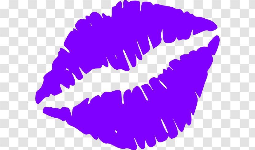 Lip Clip Art - Mouth - Purple Transparent PNG