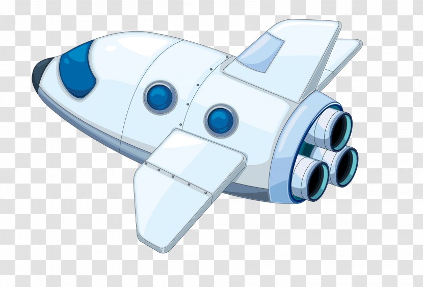 Airplane Euclidean Vector Illustration - Royaltyfree - Spaceship Transparent PNG