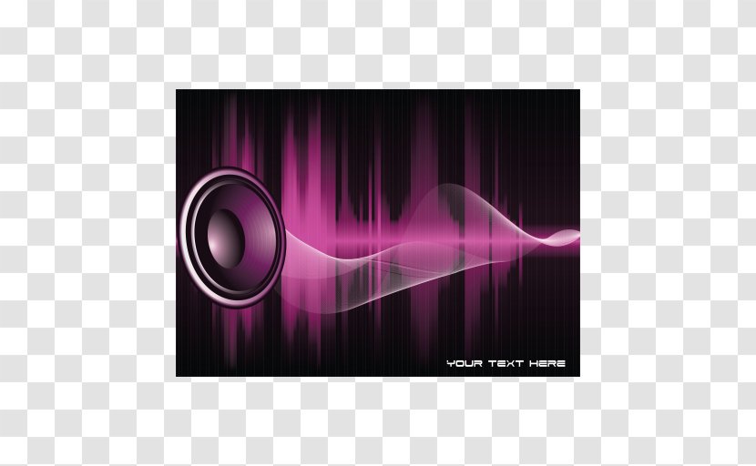 Noise Pollution Sound Graphic Design Muffler - Purple - Mp3 Equalizer Transparent PNG