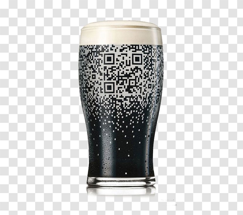 Guinness Beer Stout QR Code Advertising - Agency - Creative Mug Two-dimensional Transparent PNG