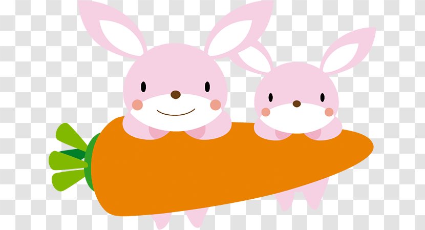 Rabbit Naver Blog Illustration - Easter Bunny Transparent PNG