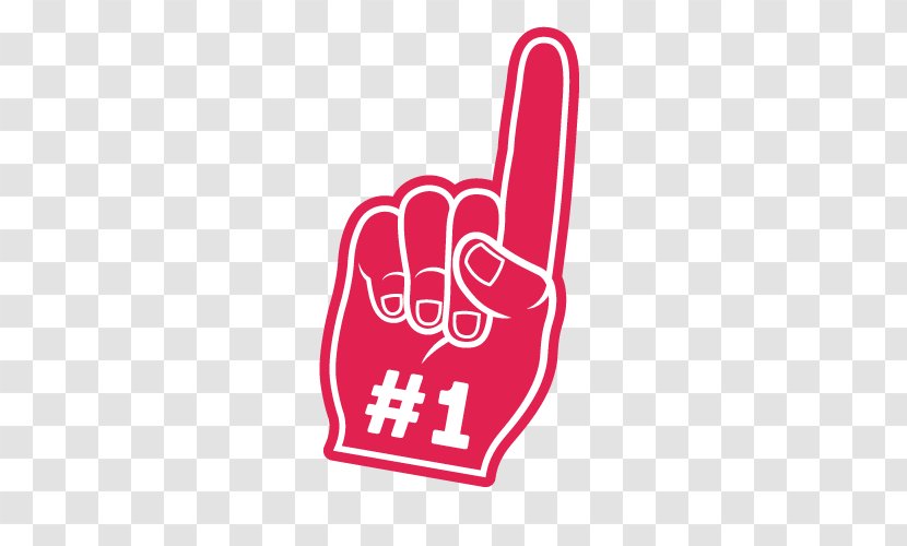 Thumb Number Finger Illustration - Red - Pink Fingers Transparent PNG