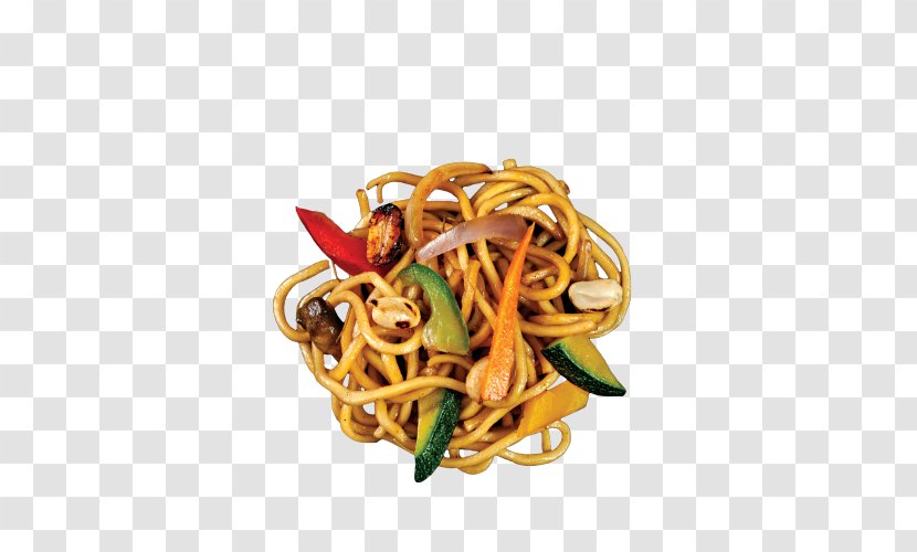 Chow Mein Chinese Noodles Lo Fried Sushi - Recipe Transparent PNG
