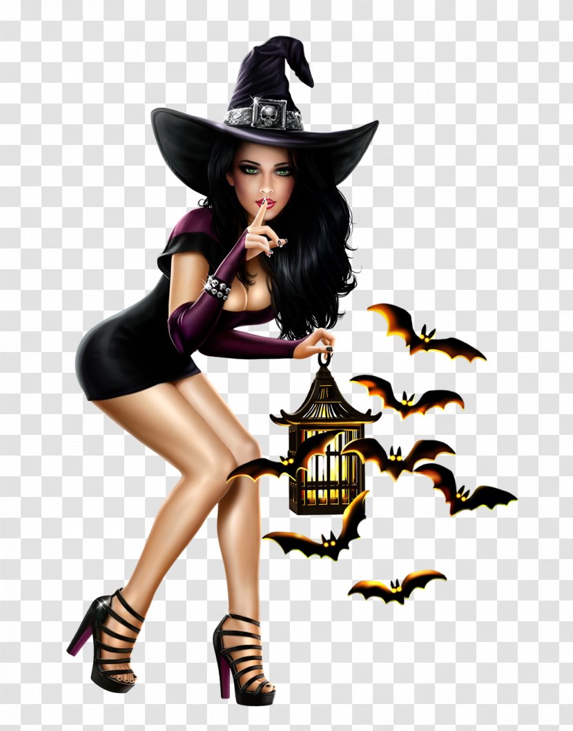 Witch Jolie Sorcière Image Halloween - Witchcraft Transparent PNG