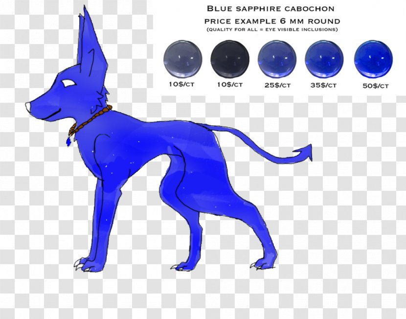 Dog Breed Italian Greyhound Cartoon - Blue Sapphire Transparent PNG