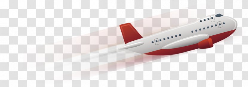 Narrow-body Aircraft Brand Aerospace Engineering - Red - Cartoon Airplane Transparent PNG