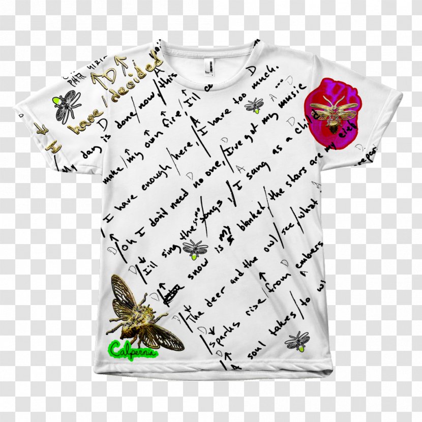 T-shirt Lyrics Dress Sleeve - Silhouette Transparent PNG