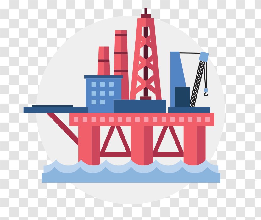 Oil Platform Drilling Rig Petroleum Industry - Diesel Fuel - Crane Transparent PNG