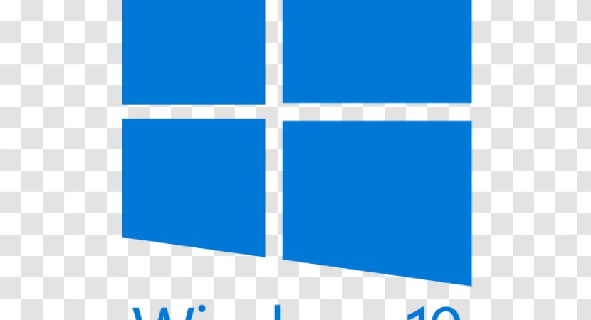 Logo Brand Line Angle Font - Sky - Windows 10 Transparent PNG