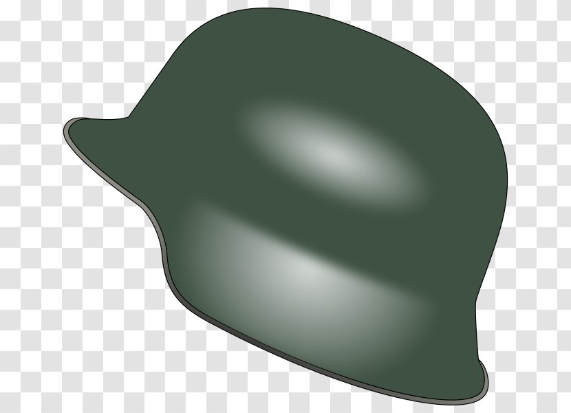 Second World War First Stahlhelm Helmet - Green Transparent PNG
