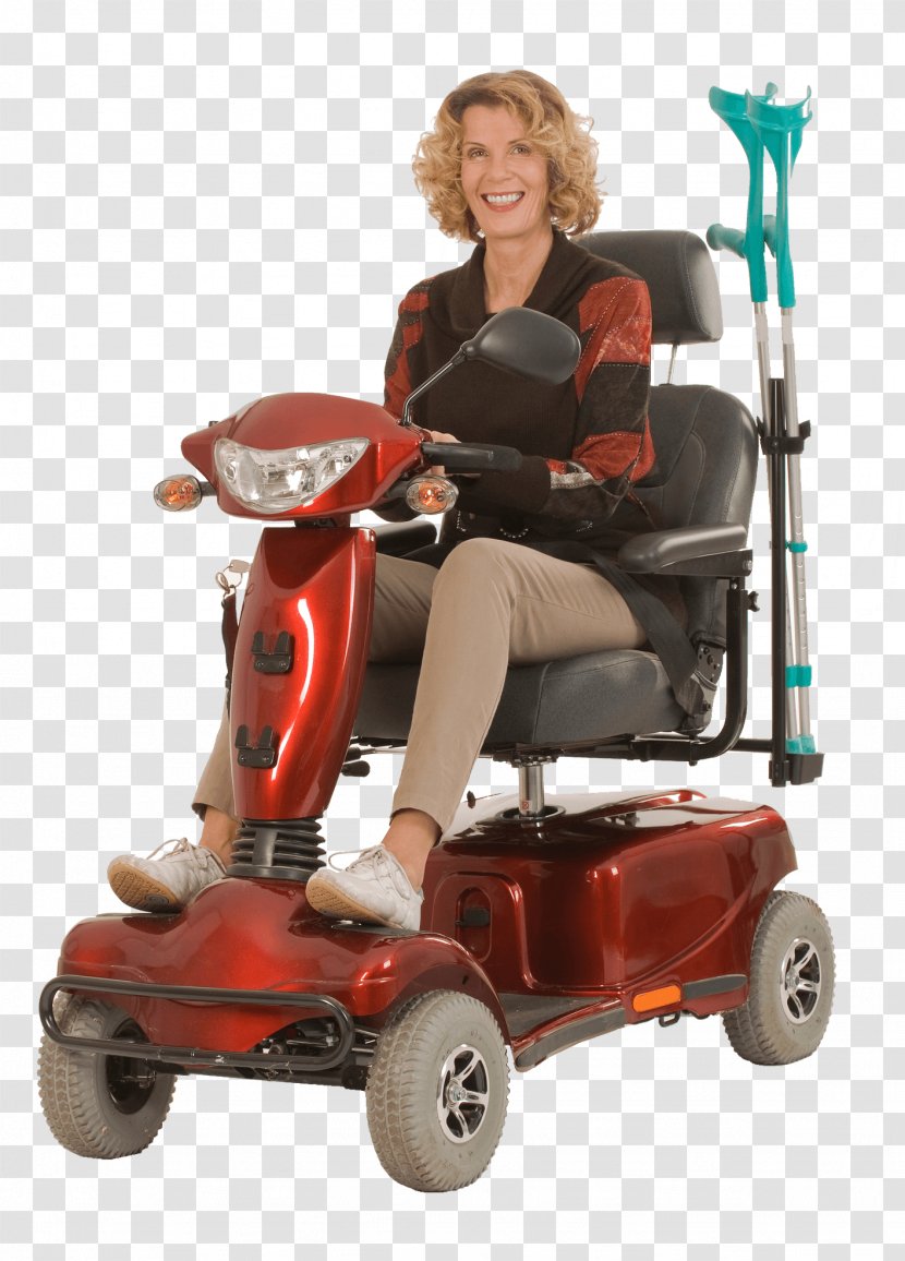 Disability Mobility Scooters Old Age Motorized Wheelchair - Vehicle - Crutch Transparent PNG