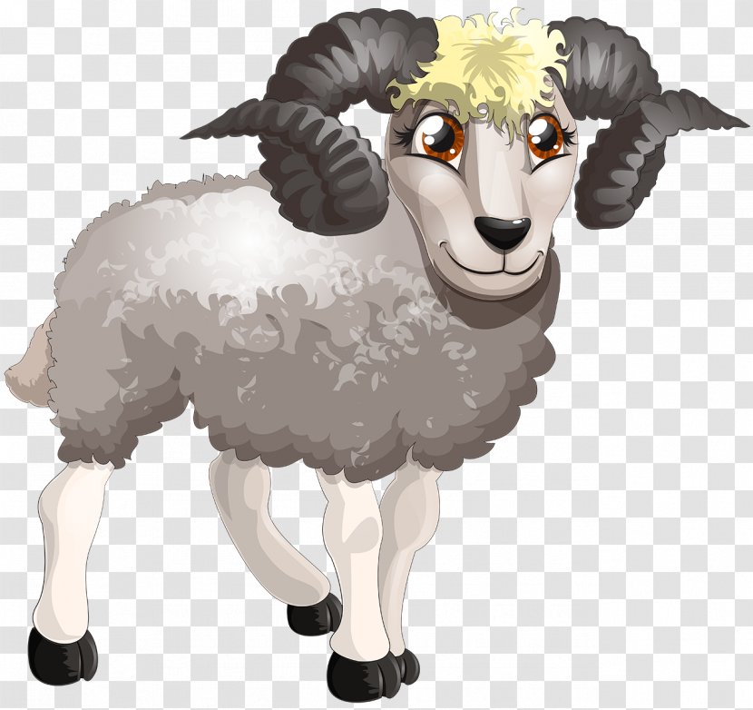 Sheep Goat Cartoon - Antelope Transparent PNG