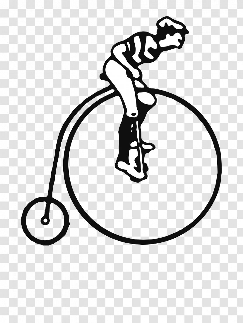 Penny-farthing Bicycle Cycling Drawing Clip Art - Sports Equipment Transparent PNG