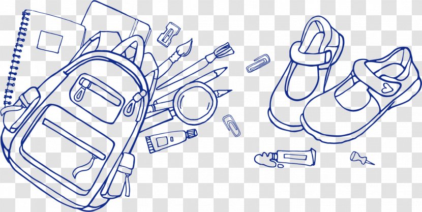 Paper Sketch - Drawing - School Supplies, Notebook Bags Creative Posters Transparent PNG