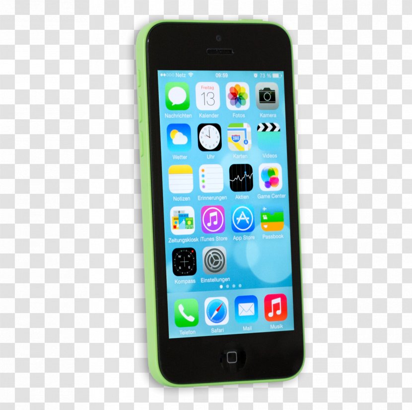 IPhone 5c 5s Refurbishment Apple - Mobile Device - Green Phone Transparent PNG