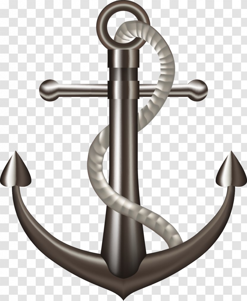 Anchor Clip Art - Royaltyfree - Vector Painted Transparent PNG