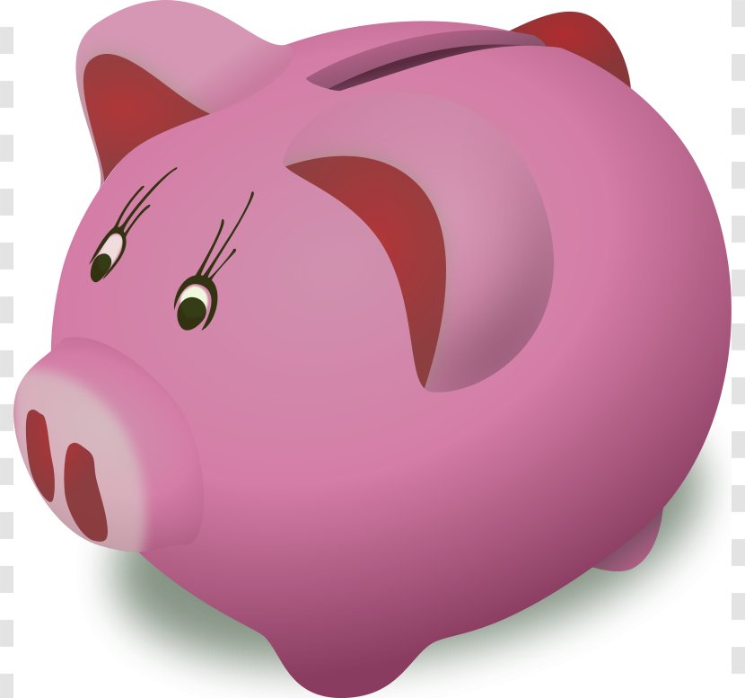 Piggy Bank Clip Art - Saving - Ronaldo Cliparts Transparent PNG