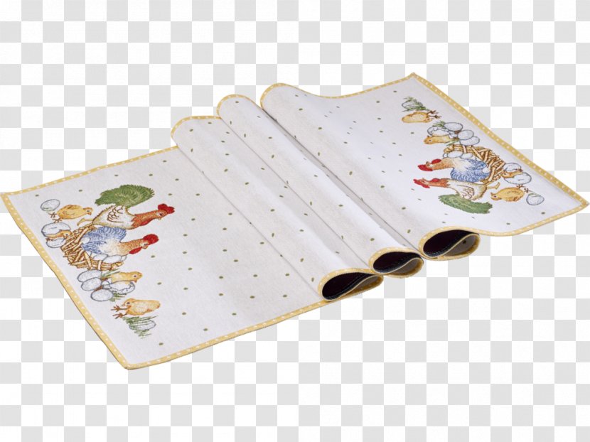 Table Chicken Textile Place Mats Easter - Tapestry Transparent PNG