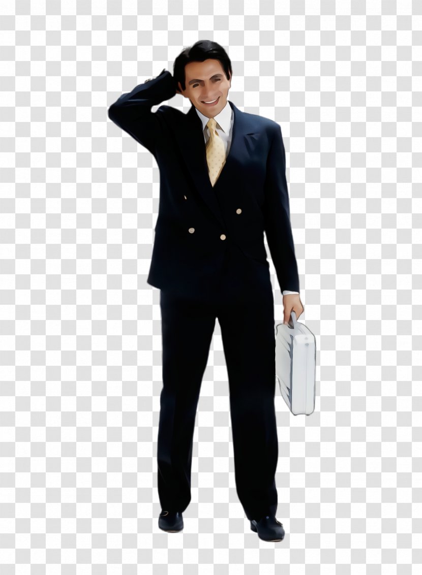 Suit Clothing Formal Wear Standing Tuxedo - Male - Uniform Outerwear Transparent PNG