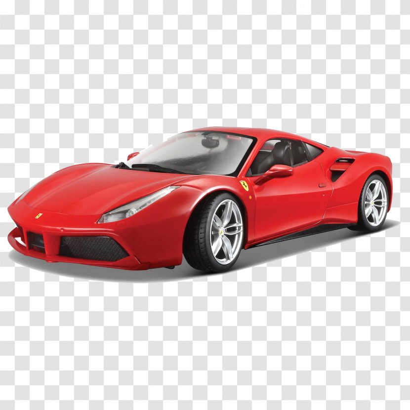 Ferrari 488 Car Bburago 1:18 Scale Transparent PNG