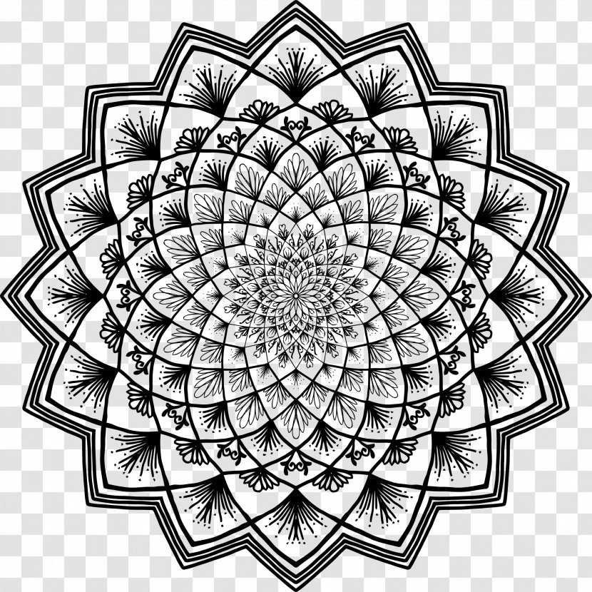 Mandala Drawing Clip Art - Color Transparent PNG