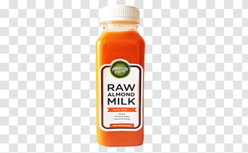Juice Orange Drink Almond Milk Raw Transparent PNG