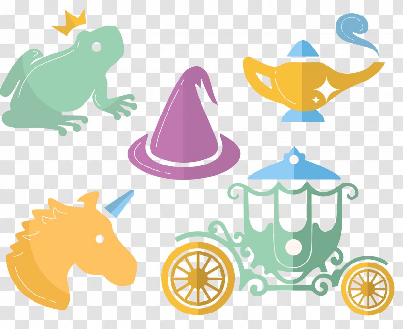 The Frog Prince Fairy Tale Download - Vector Hand-drawn Cartoon Transparent PNG