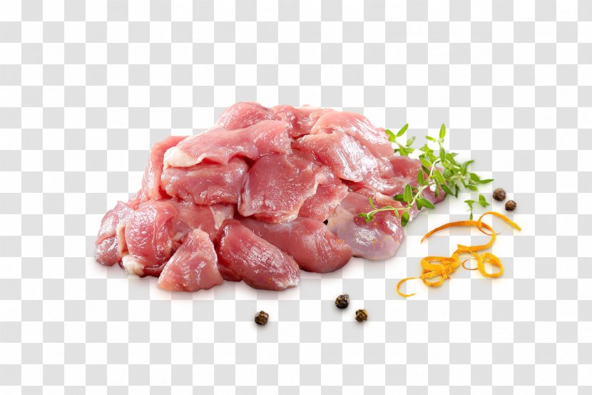 Duck Meat Venison Food - Heart Transparent PNG