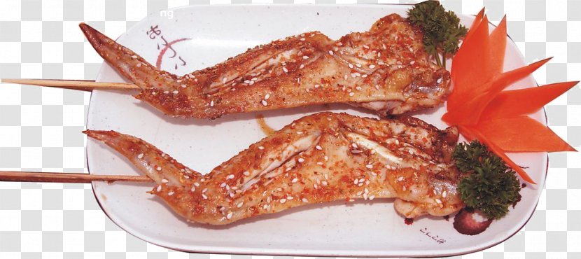 Barbecue Chicken Chuan Teppanyaki Seafood - Garnish Transparent PNG