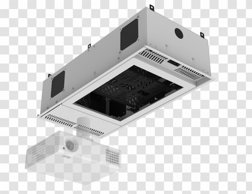 Multimedia Projectors Video Projection Screens Ceiling - Television - Projector Mount Transparent PNG