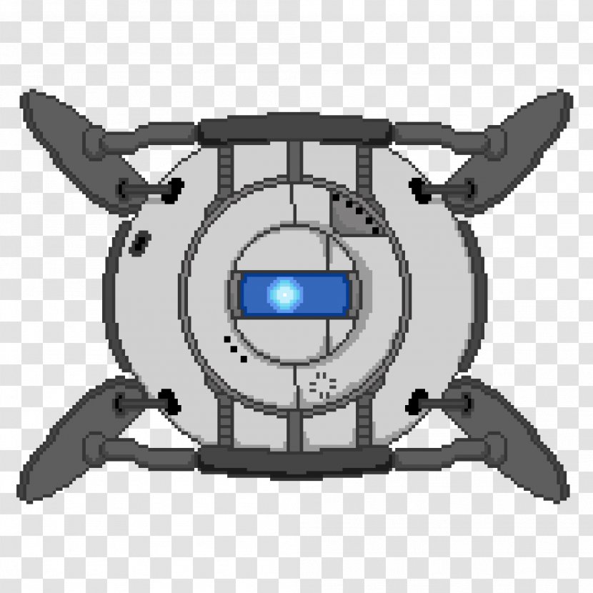 Portal 2 Wheatley Art 8-bit - Symbol Transparent PNG