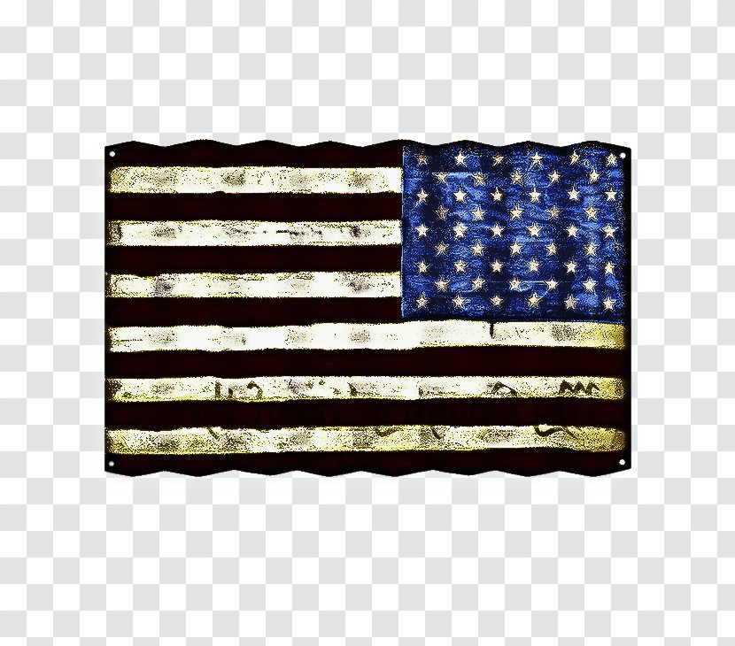 Flag Cartoon - Blue - Electric Of The United States Transparent PNG