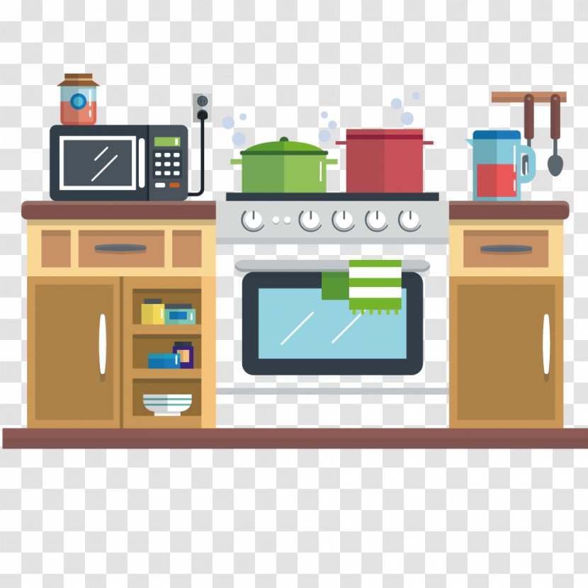 Clip Art Kitchen Cabinet Illustration Room - House - Bauble Cartoon Transparent PNG