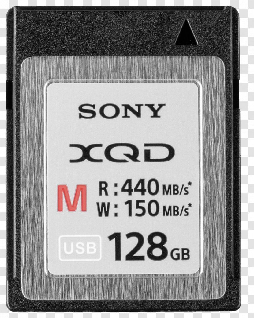 Flash Memory Cards XQD Card Sony 128gb M Series Corporation Computer Data Storage - Font - Images Transparent PNG