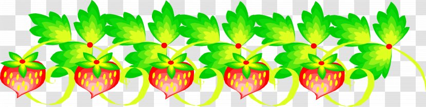 Strawberry Clip Art - Leaf - Herbaceous Transparent PNG