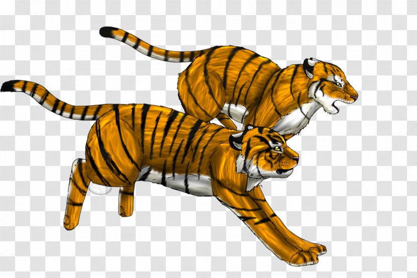 Tiger Running Cheetah Leopard Animation - Tail Transparent PNG